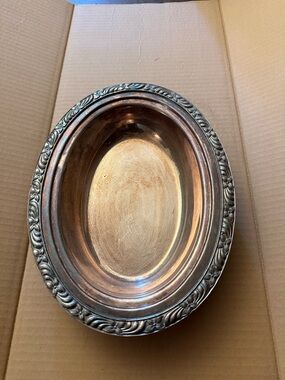 Vintage FB Rogers Silver Oval Serving Plate